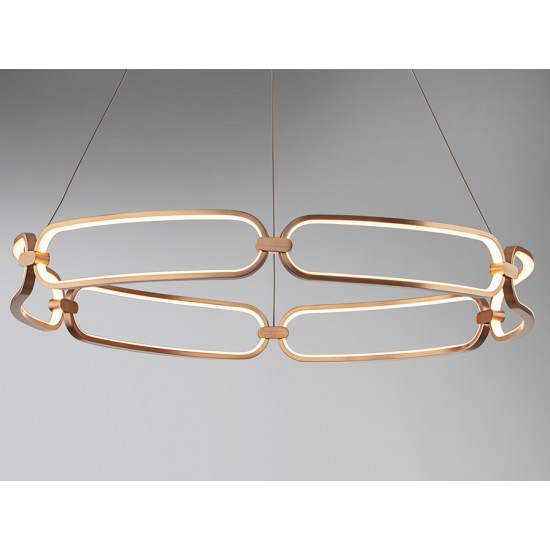 Suspensie COLETTE Schuller Led, Auriu Rose 786966 Spania