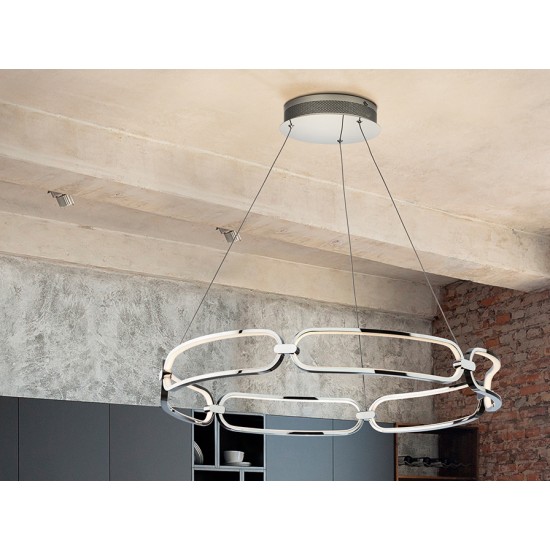 Suspensie COLETTE Schuller Led, Crom 786973 Spania