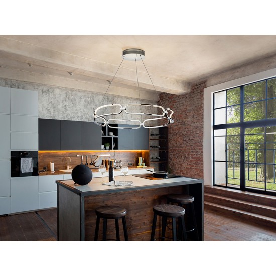 Suspensie COLETTE Schuller Led, Crom 786973 Spania