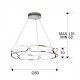 Suspensie COLETTE Schuller Led, Crom 786973 Spania