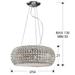 Suspensie DIAMOND Schuller G9, Crom 507514 Spania