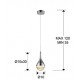 Pendul ELIE Schuller Led, Crom 773106 Spania