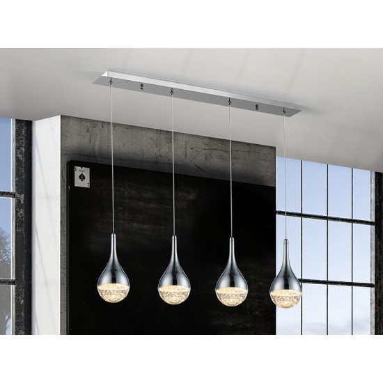 Suspensie ELIE Schuller Led, Crom 773421 Spania