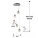 Suspensie ELIE Schuller Led, Crom 773572 Spania
