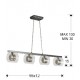Suspensie FLASH Schuller G9, Crom 391653 Spania