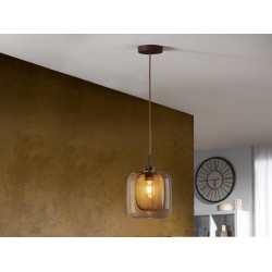 Pendul FOX Schuller E27, Ciocolatiu 653608 Spania