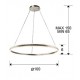 Suspensie HELIA Schuller Led, Argintiu 831635 Spania