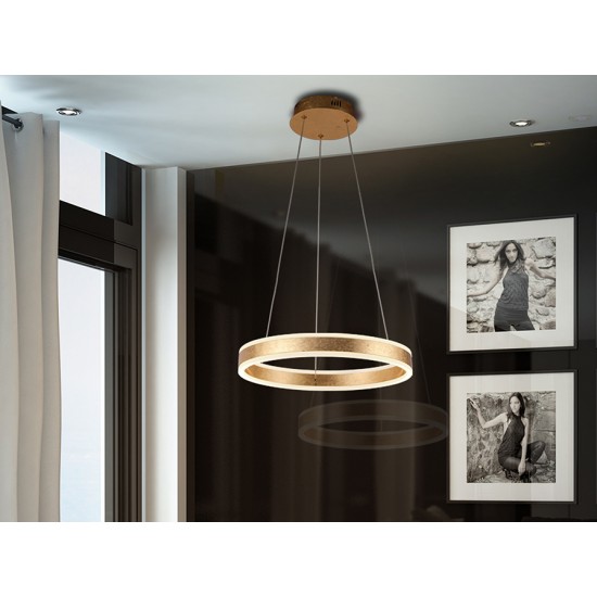 Suspensie HELIA Schuller Led, Auriu 831940 Spania