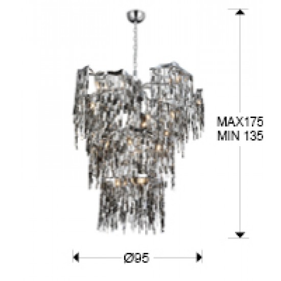 Suspensie KATIA Schuller G9, Crom 756853 Spania