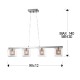 Suspensie LIOS Schuller G9, Crom|Cupru   867012 Spania