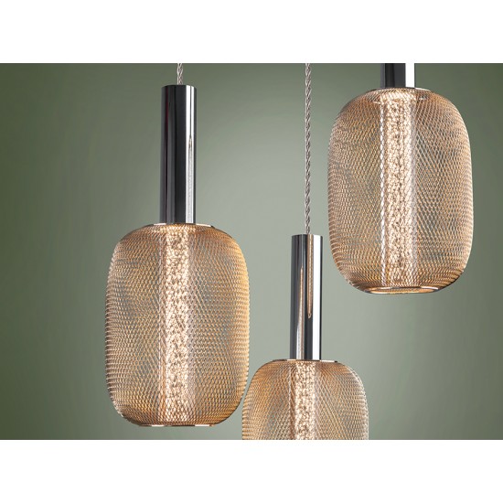 Suspensie MICRON Schuller Led, Crom 413626 Spania