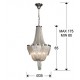 Candelabru MINERVA Schuller G9, Crom|Nichel 872611 Spania