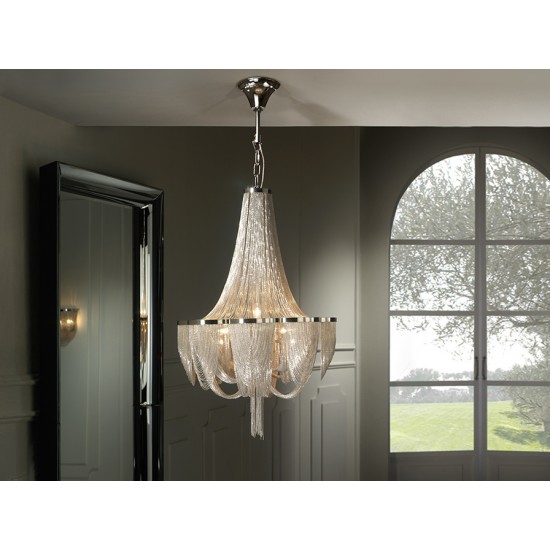 Candelabru MINERVA Schuller G9, Crom|Nichel 872853 Spania