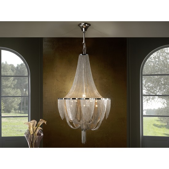 Candelabru MINERVA Schuller G9, Crom|Nichel 872941D Spania