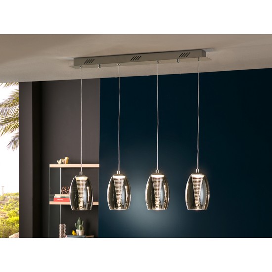 Suspensie NEBULA Schuller Led, Crom 584214 Spania