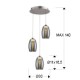 Suspensie NEBULA Schuller Led, Crom 584326 Spania