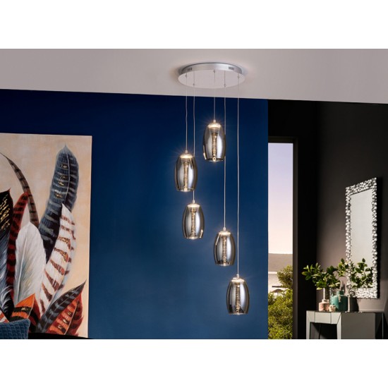 Candelabru NEBULA Schuller Led, Crom 584438 Spania