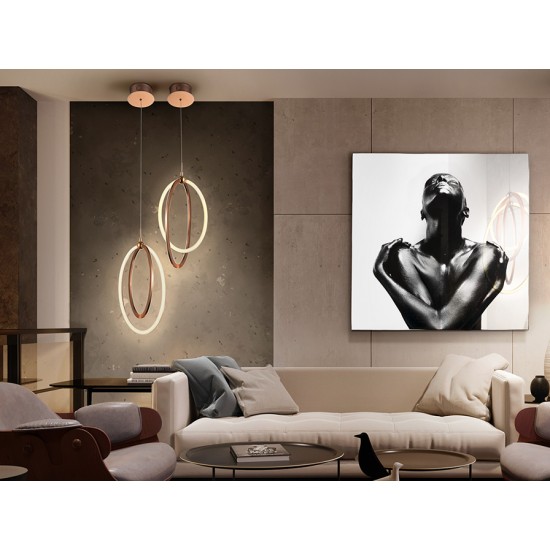 Suspensie OCELLIS Schuller Led, Auriu Rose 814263 Spania