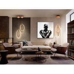 Suspensie OCELLIS Schuller Led, Auriu Rose 814263 Spania