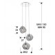 Suspensie PETRA Schuller E27, Crom 213301 Spania