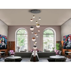 Suspensie  Schuller Led, Cupru|Alama Satinata|Crom 793258GB Spania