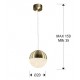 Pendul SPHERE Schuller Led, Alama Satinata 793407 Spania