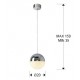 Pendul SPHERE Schuller Led, Crom 793412 Spania