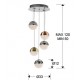 Suspensie SPHERE Schuller Led, Crom|Alama|Cupru 793534D Spania