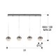 Suspensie SPHERE Schuller Led, Crom 793635 Spania