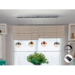 Suspensie SPHERE Schuller Led, Crom|Alama|Cupru 793659D Spania