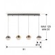 Suspensie SPHERE Schuller Led, Crom|Alama|Cupru 793659D Spania