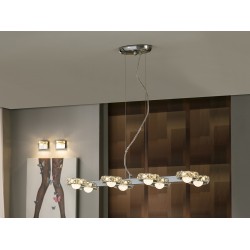 Suspensie SURIA Schuller Led, Crom 375509 Spania