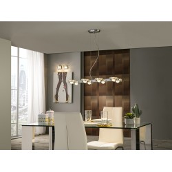 Suspensie SURIA Schuller Led, Crom 375509 Spania