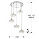 Suspensie SURIA Schuller Led, Crom 376370 Spania
