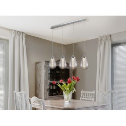 Suspensie TACCIA Schuller Led, Crom 394460 Spania