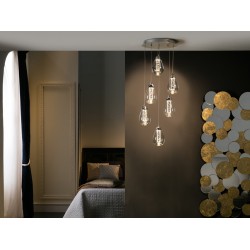 Suspensie TACCIA Schuller Led, Crom 394529 Spania