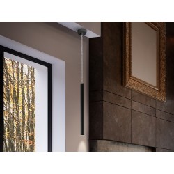 Pendul Tehnic VARAS Schuller Led, Negru Mat 373067 Spania