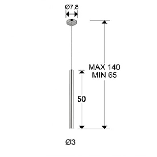 Pendul VARAS Schuller Led, Crom 373084 Spania