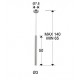 Pendul VARAS Schuller Led, Crom 373084 Spania