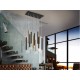 Suspensie VARAS Schuller Led, Auriu|Negru Mat 373357 Spania