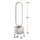 Veioza COLETTE Schuller Led, Crom 787260 Spania