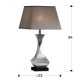 Veioza DECO Schuller E27, Foita De Argint|Crom 661565 Spania