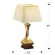 Veioza DECO Schuller E27, Foita De Aur|Auriu 662536 Spania