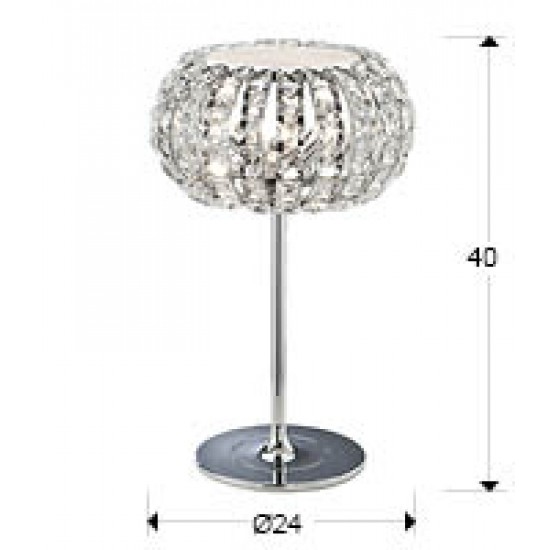 Veioza DIAMOND Schuller G9, Crom 508424 Spania