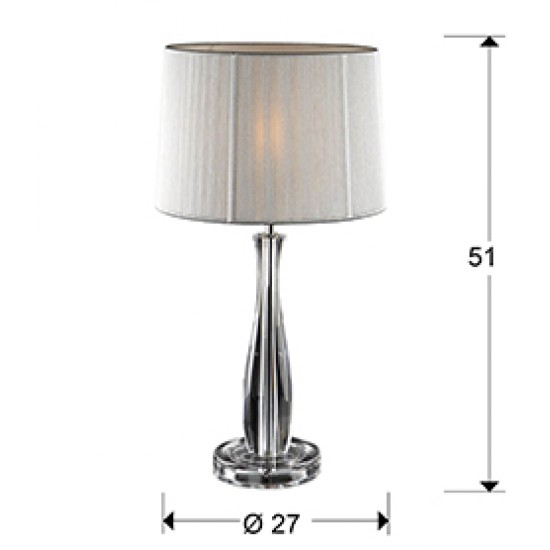 Veioza LIN Schuller E27, Transparent 663023 Spania