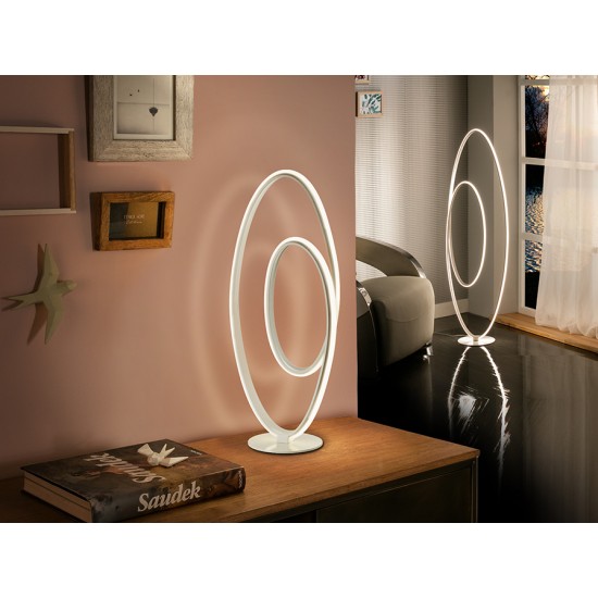 Veioza LOOP Schuller Led, Alb Slefuit 614259 Spania