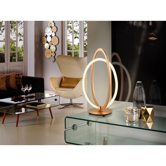 Veioza OCELLIS Schuller Led, Auriu Rose 814140 Spania