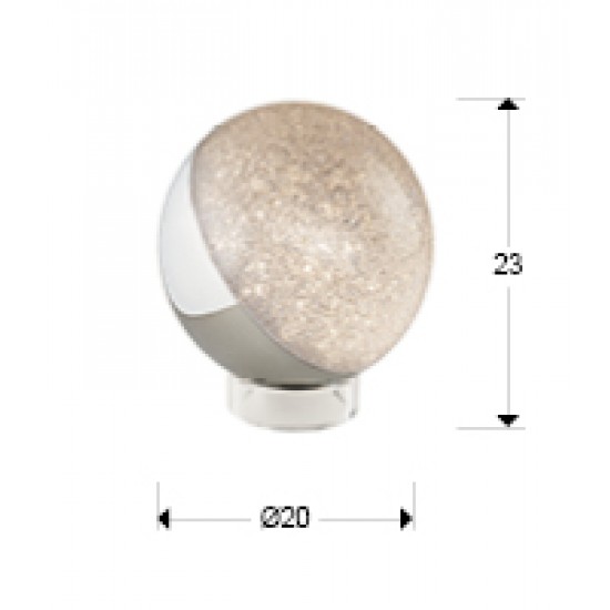Veioza SPHERE Schuller Led, Crom 794528 Spania
