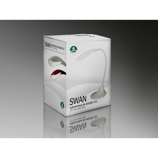 Lampa de Birou SWAN Schuller Led, Alb 549221 Spania