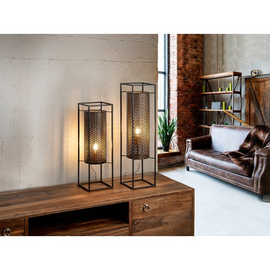 Lampadar VERA Schuller E27, Negru 493045 Spania